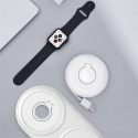 BASEUS ACSLH-02 Planet Cable Winder Stojánek pro nabíječku a Apple Watch, bílý
