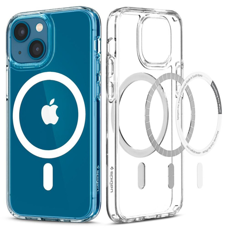 Pouzdro Spigen Ultra Hybrid Mag MagSafe pro iPhone 13 – White