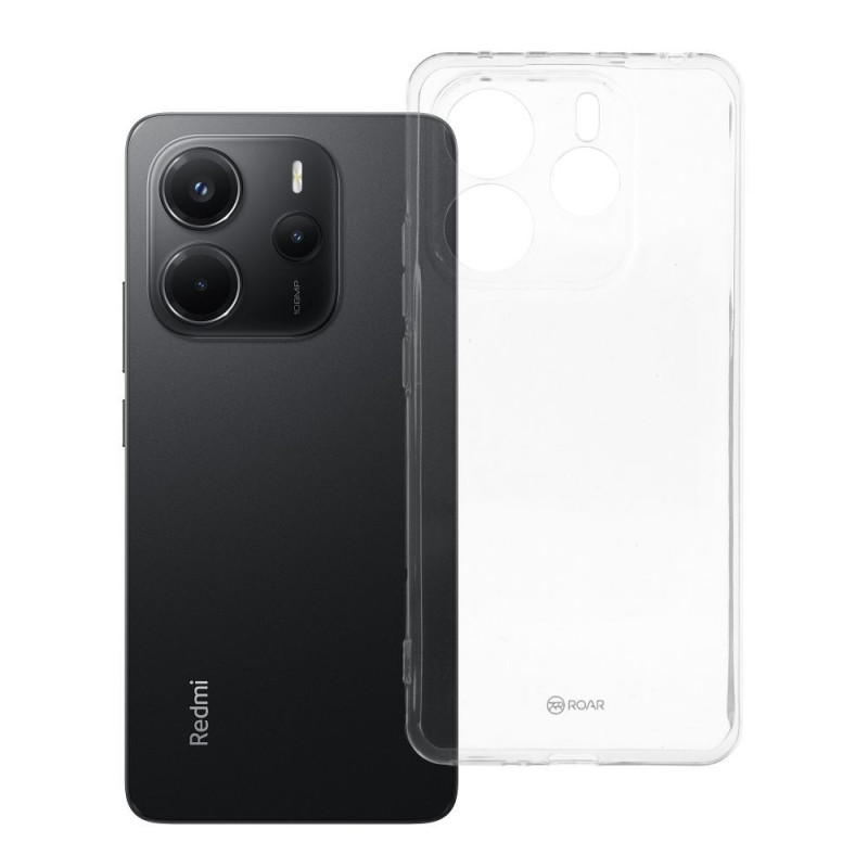Kryt ROAR ALL DAY COLORFUL JELLY pro Xiaomi Redmi Note 14 5G - transparentní