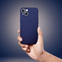 Kryt Soft pro iPhone 15 Pro - tmavě modrý