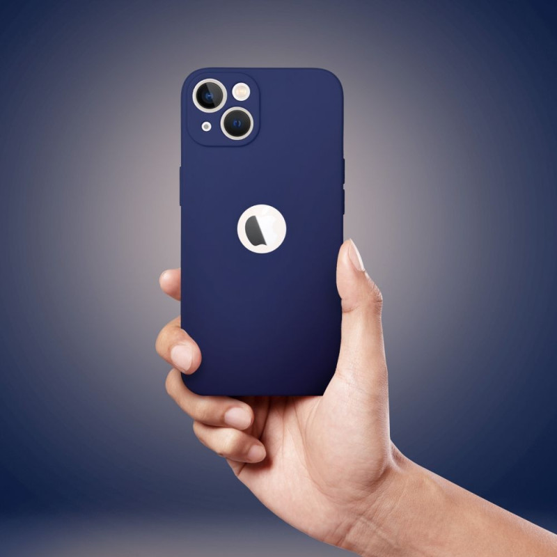 Kryt SOFT pro iPhone 15 PLUS - soft dark blue