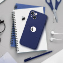 Kryt SOFT pro iPhone 15 Plus - soft dark blue