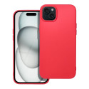 Kryt SOFT pro iPhone 15 Plus - soft red