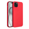 Kryt SOFT pro iPhone 15 Plus - soft red
