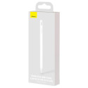 BASEUS ACSXB-B02 Smooth Writing Prémiový magnetický stylus pro kapacitní displeje, bílý