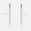BASEUS ACSXB-B02 Smooth Writing Prémiový magnetický stylus pro kapacitní displeje, bílý