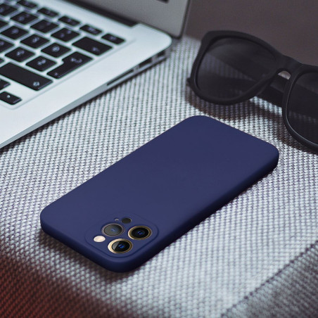 Kryt SOFT pro iPhone 16e/17e - soft dark blue