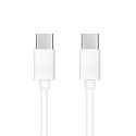 AG PREMIUM C293 Datový a nabíjecí kabel USB-C/USB-C PD až 60W, 1m, bílá