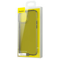 BASEUS ARAJ000401 Simple Case Silikonový odolný kryt pro iPhone 13 Pro, kouřově černý