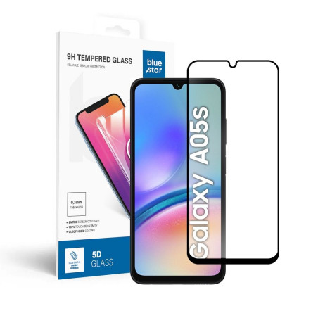 Ochranné sklo Blue Star 5D pro Galaxy A05s černá