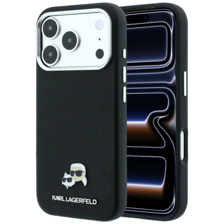 Kryt Karl Lagerfeld Grained Heads MagSafe pro iPhone 17 Pro / 18 Pro
