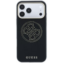Pouzdro Guess MagSafe 4G Gold pro iPhone 17 Pro/18 Pro - černé