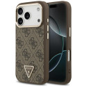 Kryt Guess 4G Triangle Logo MagSafe pro iPhone 17 Pro / 18 Pro - hněd