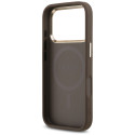Kryt Guess 4G Triangle Logo MagSafe pro iPhone 17 Pro / 18 Pro - hněd