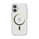 Pouzdro Spigen Ultra Hybrid Mag MagSafe pro iPhone 17 – Clear/Gold