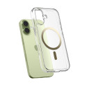 Pouzdro Spigen Ultra Hybrid Mag MagSafe pro iPhone 17 – Clear/Gold