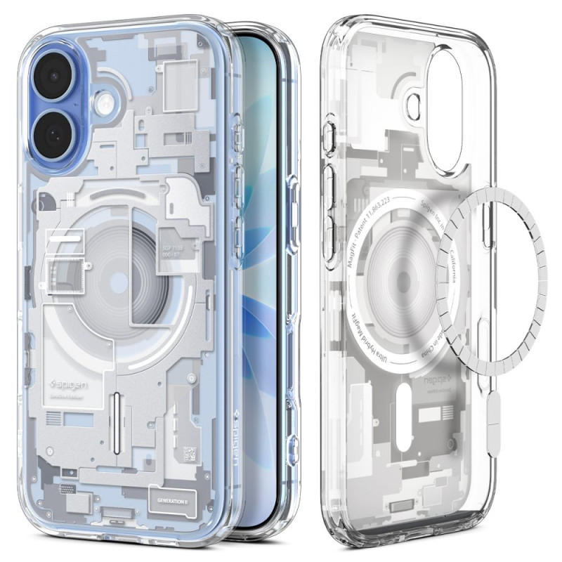Pouzdro Spigen Ultra Hybrid Mag MagSafe pro iPhone 17 – Zero One White