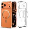 Pouzdro Spigen Ultra Hybrid Mag MagSafe pro iPhone 17 Pro – Clear/Gold