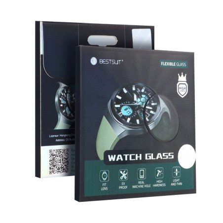 Ochranné sklo Bestsuit HYBRID GLASS pro Huawei Watch Fit 1 - černý