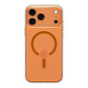 Pouzdro Spigen Ultra Hybrid Mag MagSafe pro iPhone 17 Pro – Clear/Orange