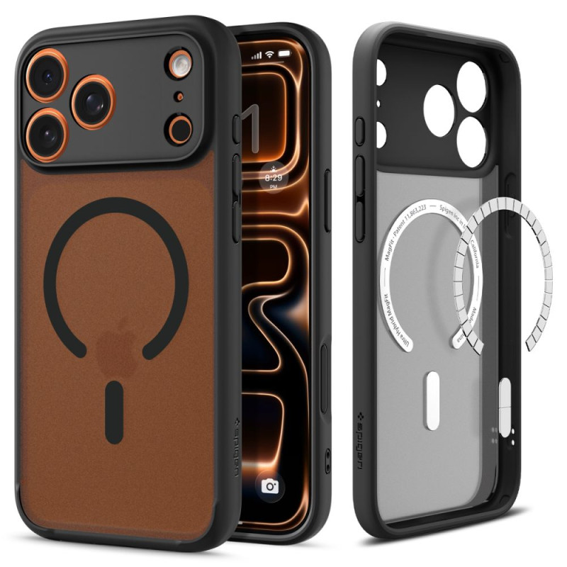 Pouzdro Spigen Ultra Hybrid Mag MagSafe pro iPhone 17 Pro – Frost Black