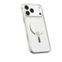Pouzdro Spigen Ultra Hybrid Mag MagSafe pro iPhone 17 Pro Max – Clear/Gold