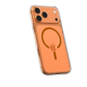 Pouzdro Spigen Ultra Hybrid Mag MagSafe pro iPhone 17 Pro Max – Clear/Orange