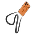 Pouzdro Spigen Ultra Hybrid Mag MagSafe pro iPhone 17 Pro Max – Clear/Orange