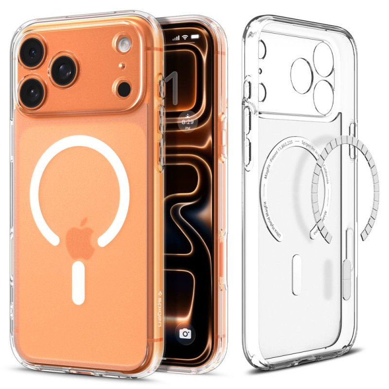 Pouzdro Spigen Ultra Hybrid Mag MagSafe pro iPhone 17 Pro Max – Frost White
