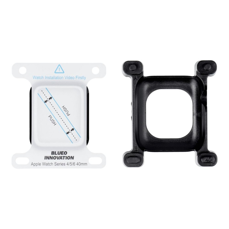 Ochranné sklo Blueo 5D Mr. MONKEY GLASS pro Apple Watch SE / SE 2 / SE 3 40mm - černé