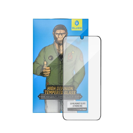 Ochranné sklo Blueo 5D Mr. Monkey Glass iPhone XR black