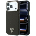 Kryt Guess KEVlar Triangle Logo pro iPhone 17 Pro / 18 Pro - hnědý