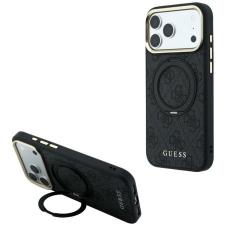 Kryt Guess RING 360 4G CLASSIC pro iPhone 17 Pro / 18 Pro - černý