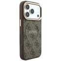 Kryt Guess EMBOSSED 4G Classic pro iPhone 17 Pro / 18 Pro – hnědá