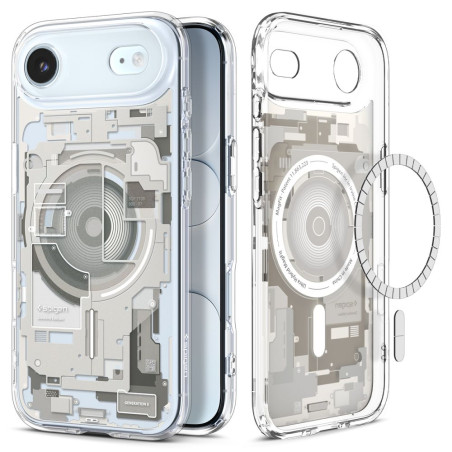 Pouzdro Spigen Ultra Hybrid Mag MagSafe pro iPhone Air – Zero One Natural Titanium