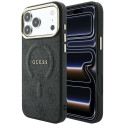 Kryt Guess EMBOSSED 4G Classic MagSafe pro iPhone 17 Pro / 18 Pro - č