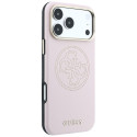 Kryt Guess 4G GOLD Logo MagSafe pro iPhone 17 Pro / 18 Pro - růžová