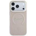 Kryt Guess SAFFIANO PEONY & RING MagSafe iPhone 17 Pro / 18 Pro - pink