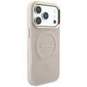 Kryt Guess SAFFIANO PEONY & RING MagSafe iPhone 17 Pro / 18 Pro - pink