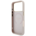 Kryt Guess SAFFIANO PEONY & RING MagSafe iPhone 17 Pro / 18 Pro - pink