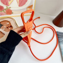 Pouzdro Silicone Case s kapsou iPhone 17 Pro/18 Pro - oranžové