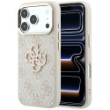 Kryt Guess 4G & Big Resin Logo Case iPhone 17 Pro / 18 Pro - pink