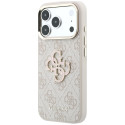 Kryt Guess 4G & Big Resin Logo Case iPhone 17 Pro / 18 Pro - pink