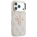 Kryt Guess 4G & Big Resin Logo Case iPhone 17 Pro / 18 Pro - pink