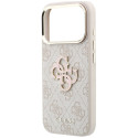 Kryt Guess 4G & Big Resin Logo Case iPhone 17 Pro / 18 Pro - pink
