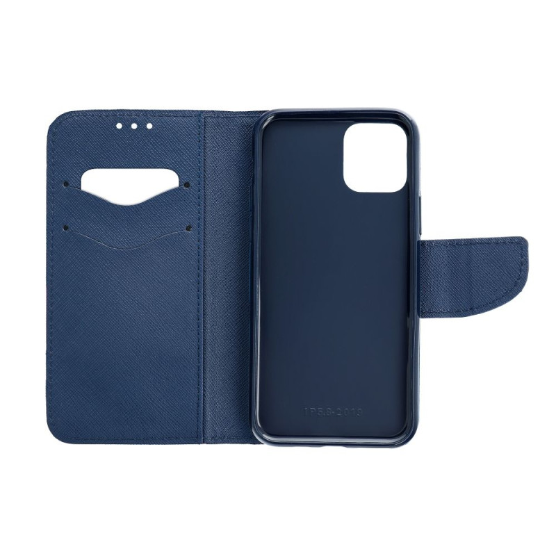 Pouzdro FANCY BOOK pro iPhone 17 Pro / 18 Pro - červená / tmavě modrá