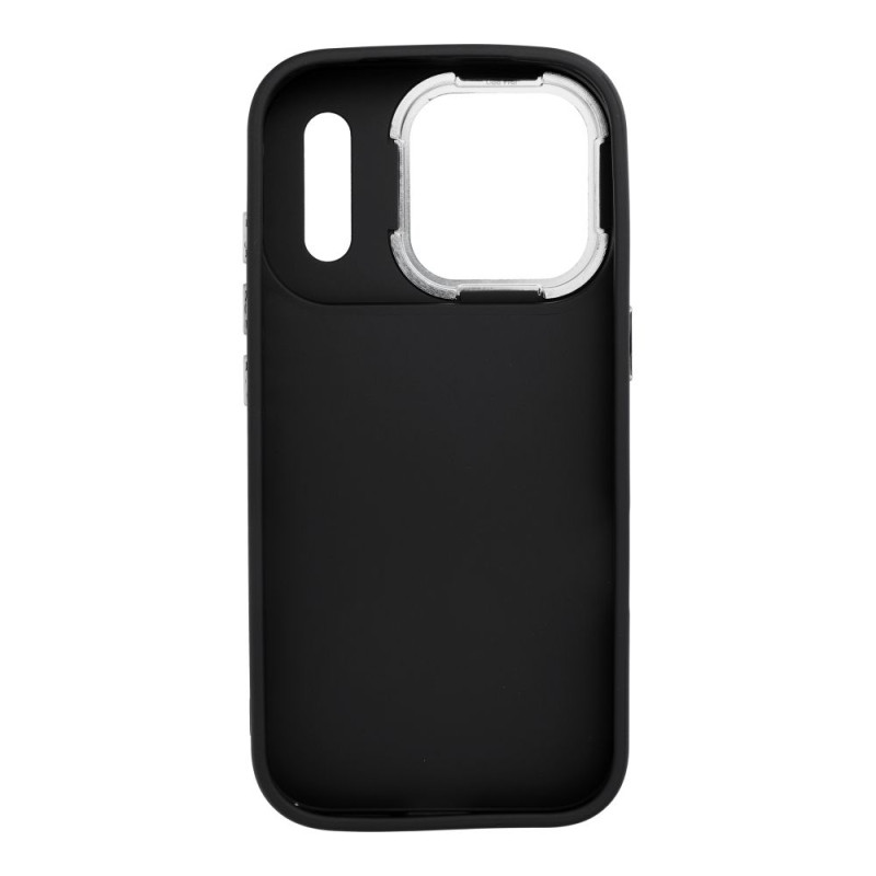 Kryt FRAME pro iPhone 17 PRO / 18 PRO (low camera edge) - černý