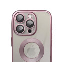 Kryt GLAM iPhone 17 Pro / 18 Pro - pudrově růžová