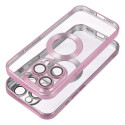 Kryt GLAM iPhone 17 Pro / 18 Pro - pudrově růžová
