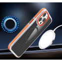 Kryt iPhone 17 Pro/18 Pro MagSafe Fiber - oranžový